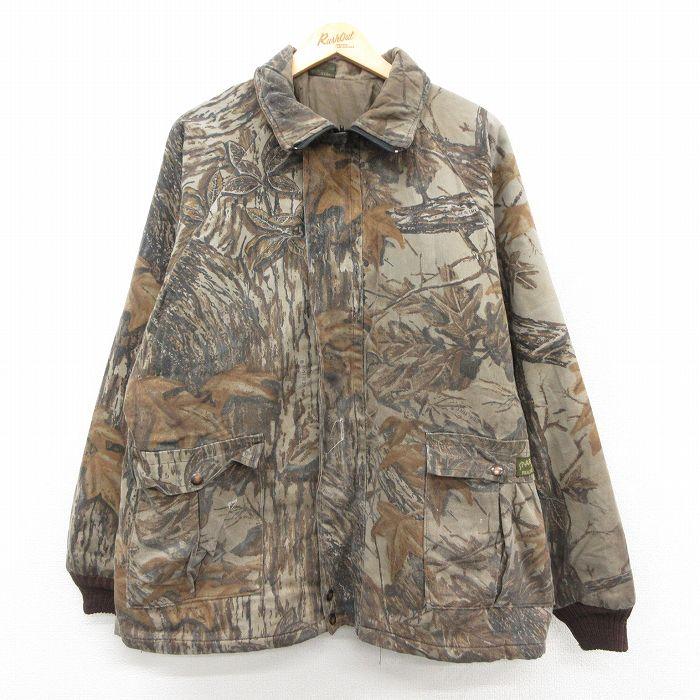 XL/古着 長袖 ハンティング ジャケット メンズ 90年代 90s リアル