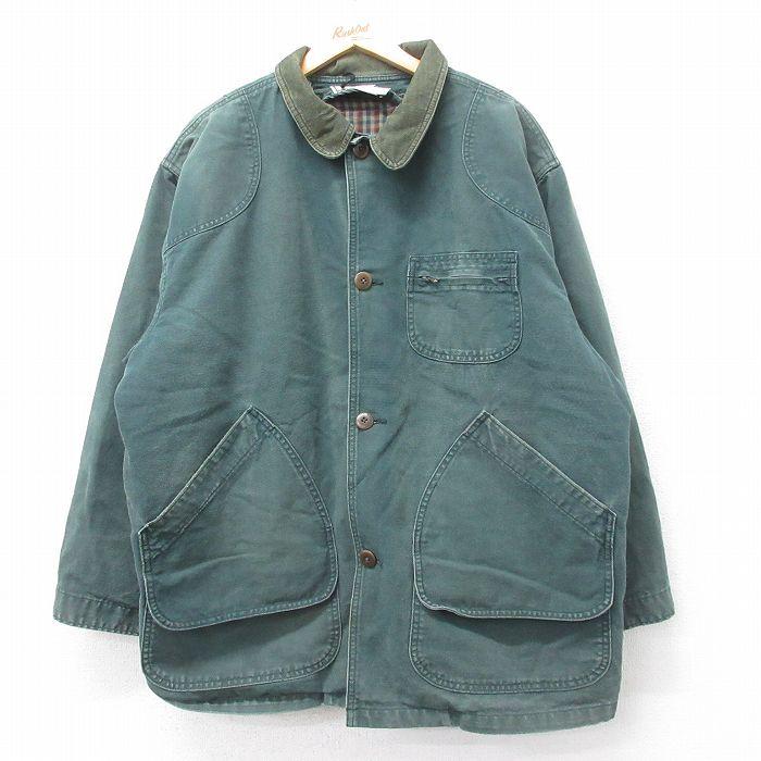 L.L.Bean（エルエルビーン） XL/古着 長袖 カバーオール メンズ 90年代
