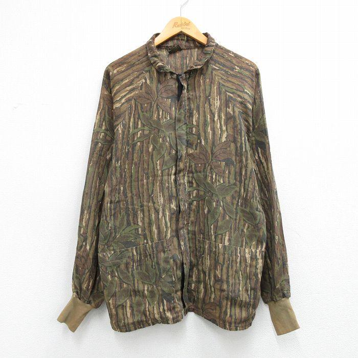 XL/古着 SAFTBAK 長袖 ハンティング ジャケット メンズ 90s リアル