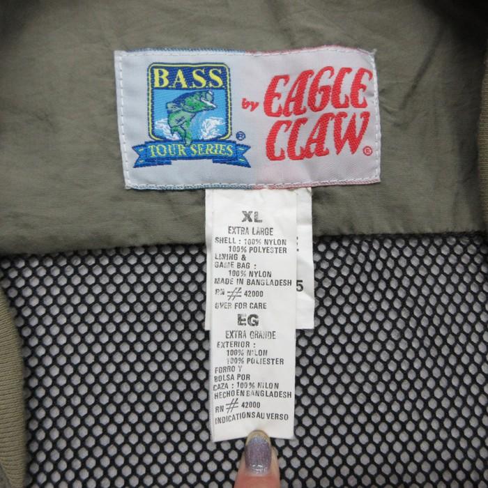 XL/古着 EAGLE CLAW ナイロン メンズ 90年代 90s フィッシング ベスト