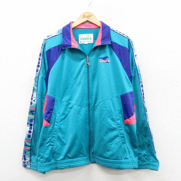 XL/古着 ディアドラ 長袖 ジャージ メンズ 90年代 90s ワンポイント