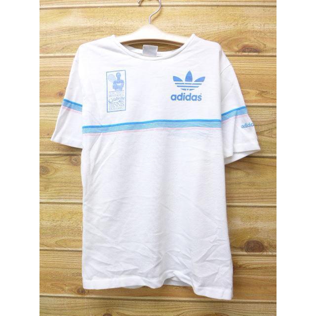 古着 キッズ 子供服 ビンテージ Tシャツ アディダス Adidas テニス 白 ホワイト Spe 18aug24 Lba 古着屋rushout 通販 Yahoo ショッピング