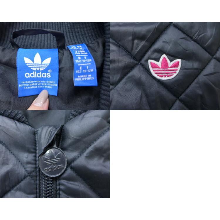 古着 キッズ 子供服 キルティング ジャケット アディダス Adidas ロゴ 黒 ブラック Spe 18dec06 Lba 古着屋rushout 通販 Yahoo ショッピング