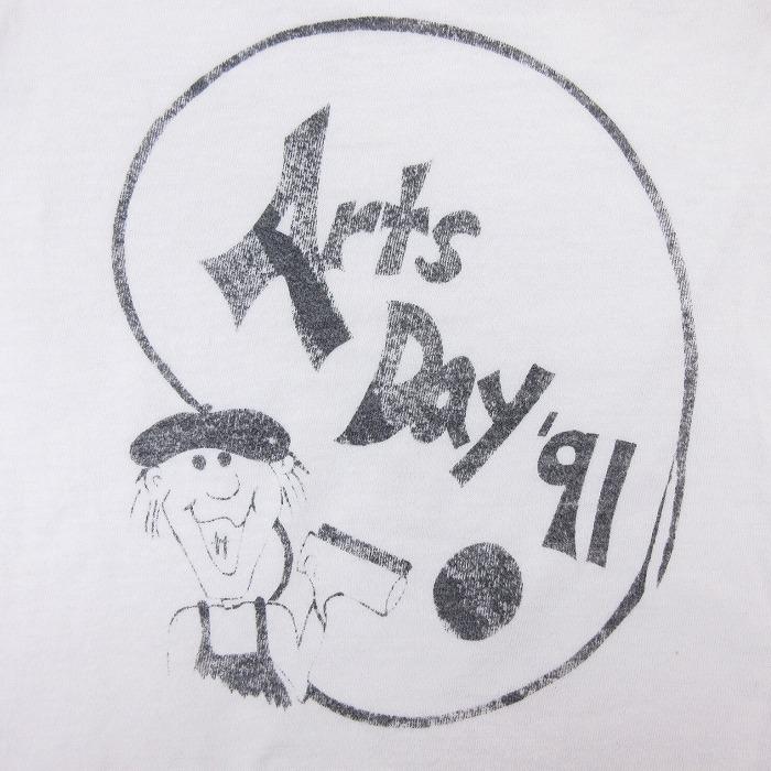 古着 ヘインズ Hanes 半袖 ビンテージ Tシャツ キッズ ボーイズ 子供服 90s Art コットン クルーネック 白 ホワイト Spe 21may28 Lba 古着屋rushout 通販 Yahoo ショッピング