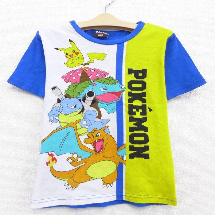 古着 半袖 Tシャツ キッズ ボーイズ 子供服 アニメ ポケモン ポケットモンスター ピカチュウ リザードン マルチカラー クルーネック 白他 ホワイト 21jul Lba 古着屋rushout 通販 Yahoo ショッピング