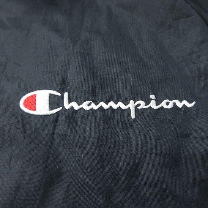 古着 チャンピオン champion 長袖 ジャケット キッズ ボーイズ 子供服 ビッグロゴ ラグラン 黒 ブラック 23nov15｜furugiyarushout｜03