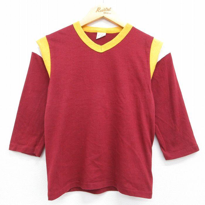 古着 シアーズ 7分袖 ビンテージ Tシャツ キッズ 子供服 80年代 80s