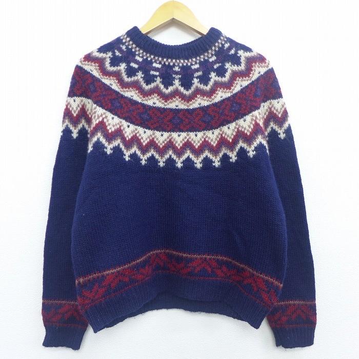 古着 レディース 長袖 ノルディック セーター 90s ウールリッチ Woolrich ロパペイサ ラグラン ウール クルーネック 紺 ネイビー 19dec11 中古 ニット トップス Lkn 古着屋rushout 通販 Yahoo ショッピング