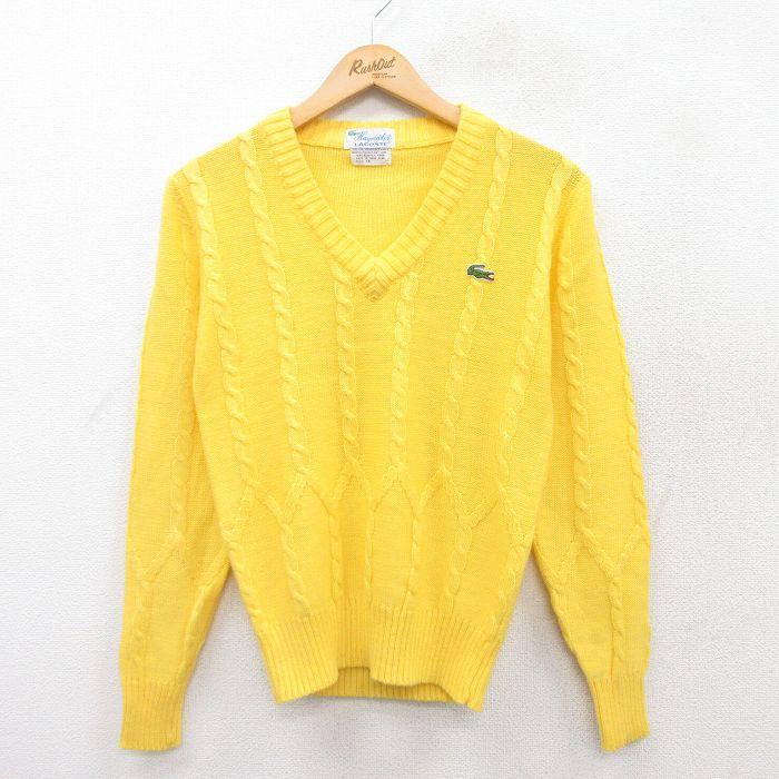LACOSTE（ラコステ） 【50%OFF】古着 長袖 ブランド ケーブル セーター