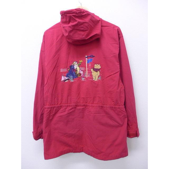 古着 レディース マウンテン パーカー ジャケット ディズニー Disney プーさん ティガー イーヨー ピグレット 刺繍 赤 レッド 19jan29 中古 アウター ジャンパー Lou 古着屋rushout 通販 Yahoo ショッピング