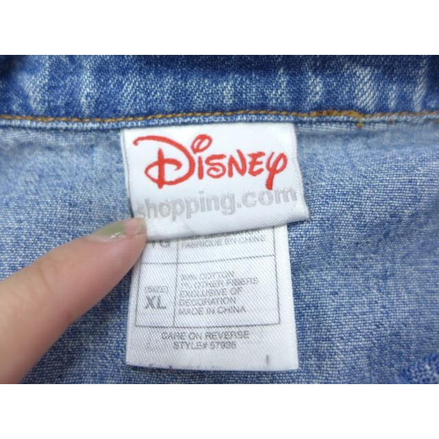 古着 レディース 長袖 ジージャン ディズニー Disney ミッキー Mickey Mouse デニム 19nov05 中古 アウター Gジャン ジャケット Lou 古着屋rushout 通販 Yahoo ショッピング