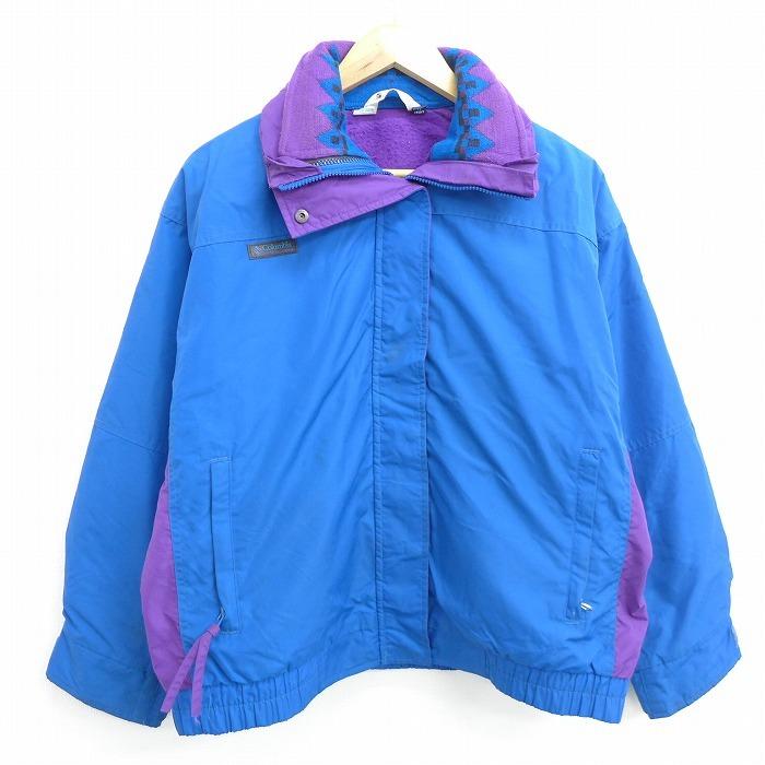 古着 レディース 長袖 ナイロン ジャケット 90s コロンビア Columbia 青他 ブルー sep25 中古 アウター ウインドブレーカー Lou0236 古着屋rushout 通販 Yahoo ショッピング