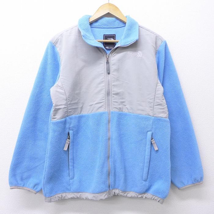 古着 レディース 長袖 フリース デナリ ジャケット ノースフェイス The North Face ワンポイントロゴ ツートンカラー 水色他 nov04 中古 アウター ジャンパー Lou 古着屋rushout 通販 Yahoo ショッピング