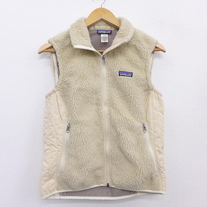 古着 レディース フリース ベスト パタゴニア ワンポイントロゴ 生成り dec18 中古 アウター Lou 古着屋rushout 通販 Yahoo ショッピング