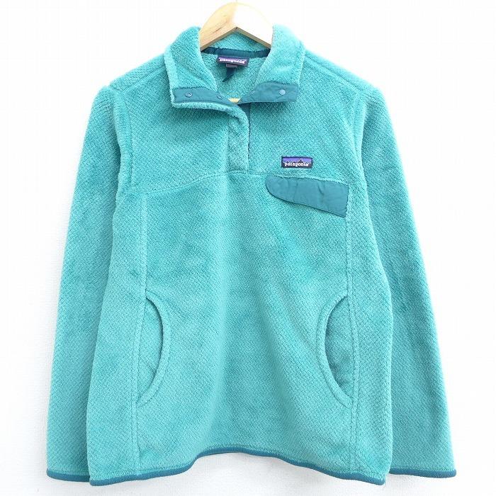 古着 レディース 長袖 フリース ジャケット パタゴニア Patagonia ワンポイントロゴ スナップt 緑 グリーン dec22 中古 アウター ジャンパー ブルゾン Lou 古着屋rushout 通販 Yahoo ショッピング