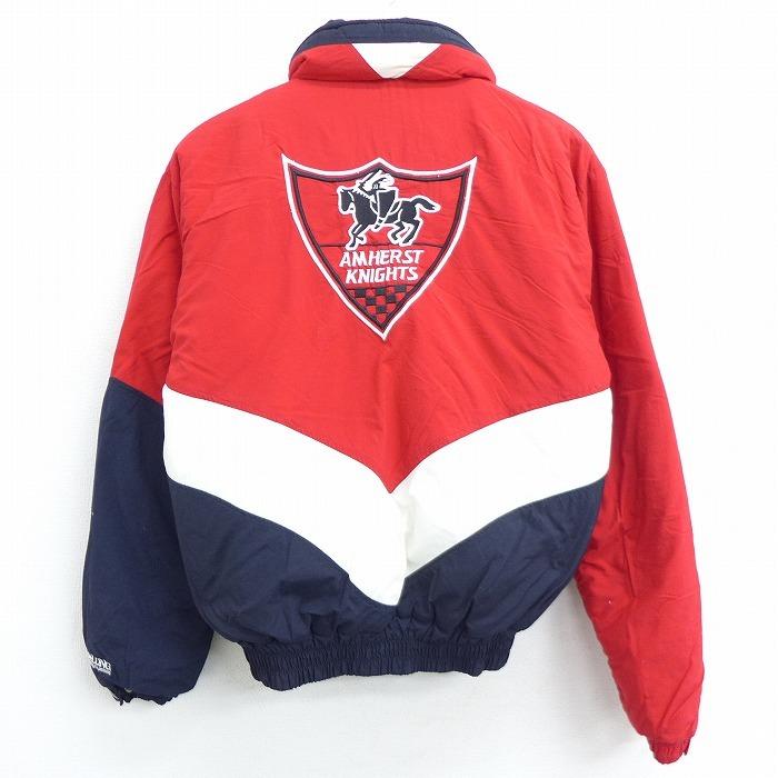 古着 長袖 ナイロン ジャケット 80s Amherst Knights ホッケー タロン マルチカラー 赤他 レッド 内側キルティング 21jan14 中古 アウター ウインドブレーカー Lou 古着屋rushout 通販 Yahoo ショッピング