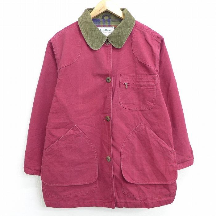 L.L.Bean 古着 レディース 長袖 ジャケット カバーオール 90s エルエル 