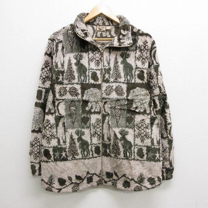 古着 レディース 長袖 フリース ジャケット 90s ウールリッチ WOOLRICH