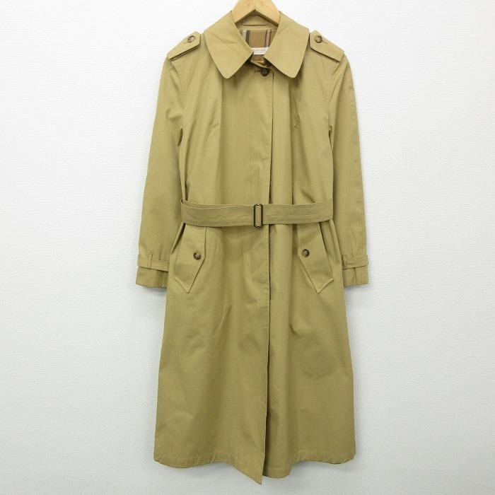 古着 レディース 長袖 ブランド トレンチ コート ブルックスブラザーズ Brooks Brothers ロング丈 ベージュ カーキ Spe 21feb03 中古 アウター Lou 古着屋rushout 通販 Yahoo ショッピング
