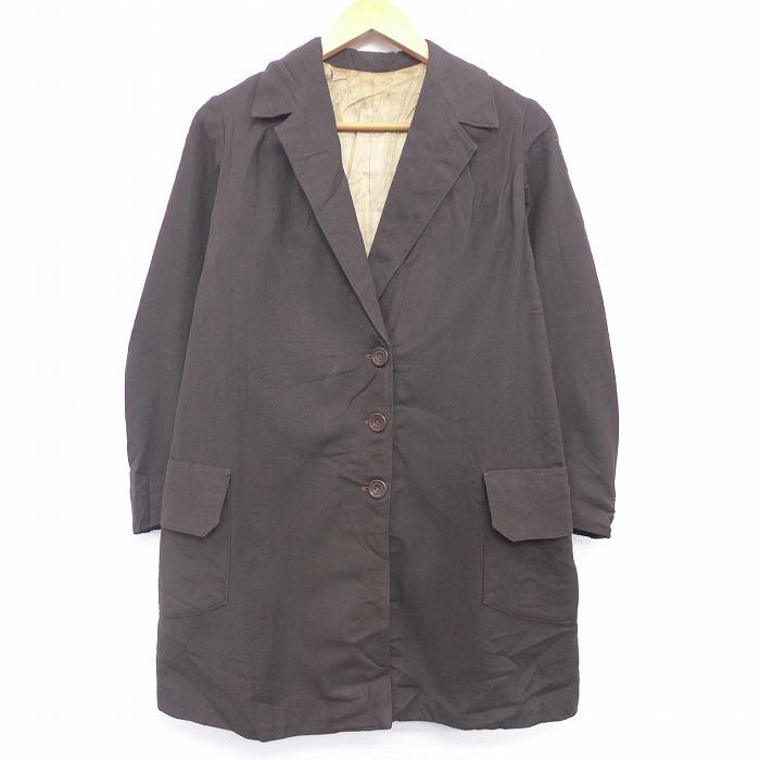古着 レディース 長袖 ビンテージ テーラード ジャケット 60s ロング丈 