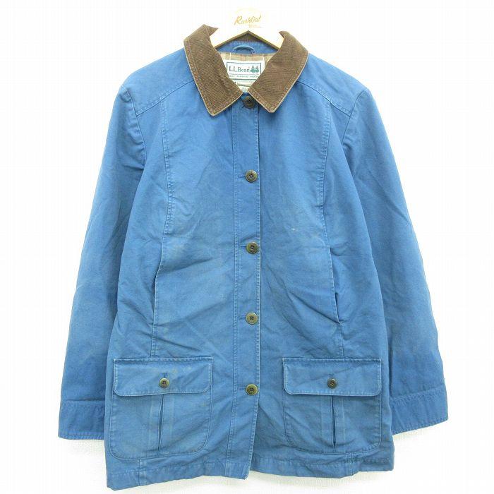 古着 エルエルビーン LLBEAN 長袖 カバーオール レディース 00s ダック