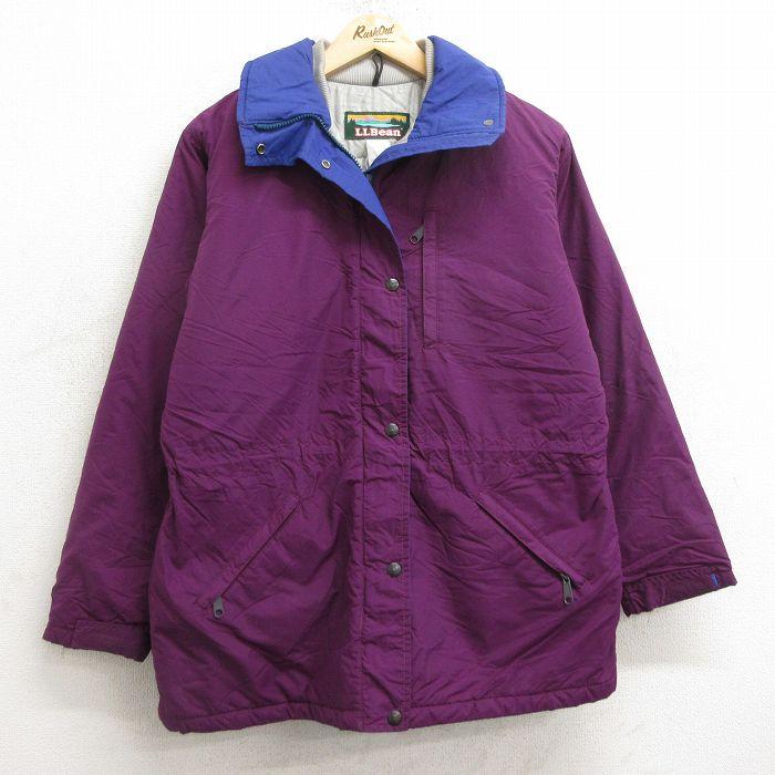 古着 エルエルビーン LLBEAN 長袖 ジャケット レディース 80s 紫 