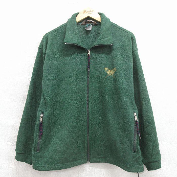 古着 エルエルビーン LLBEAN 長袖 ナイロン ジャケット レディース 90年代 90s ワンポイントロゴ ロング丈 大きいサイズ 紫 パープル 内側フリース 25oct06 中古 アウター ウインドブレーカー L.L.Bean - 古着 エルエルビーン LLBEAN 長袖 ナイロン ジャケット