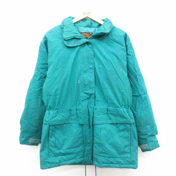 古着 エディーバウアー 長袖 ダウン ジャケット パーカー レディース