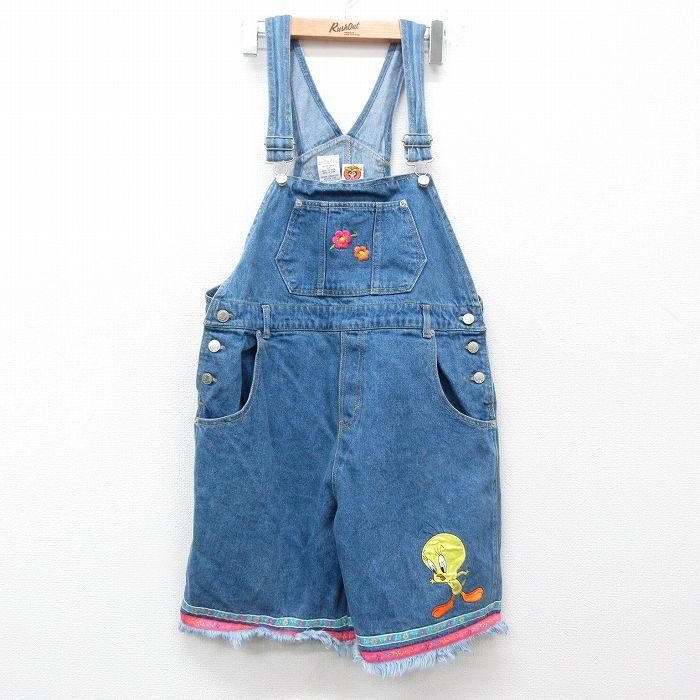 古着 オーバーオール レディース 90s ルーニーテューンズ 
