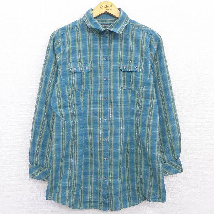 古着 ウールリッチ Woolrich 長袖 シャツ レディース コットン 青緑他 チェック 22may06 中古 ブラウス トップス Lsh 古着屋rushout 通販 Yahoo ショッピング