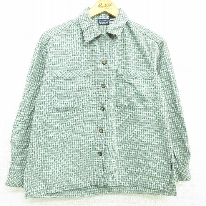 古着 パタゴニア patagonia 長袖 ヘビー フランネル シャツ レディース 