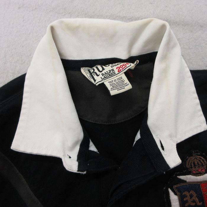 POLO RALPH LAUREN 古着 ラルフローレン ラグビー 長袖 ラガー POLO RALPH LAUREN 古着 ラルフローレン ラグビー 長袖 ラガー