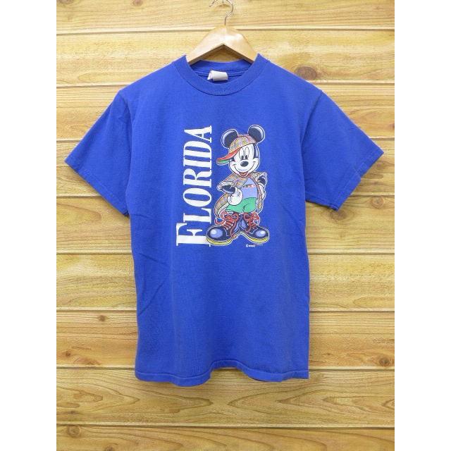 古着 Tシャツ ディズニー Disney ミッキー Mickey Mouse 青 ブルー 18jul25 中古 Lts 古着屋rushout 通販 Yahoo ショッピング