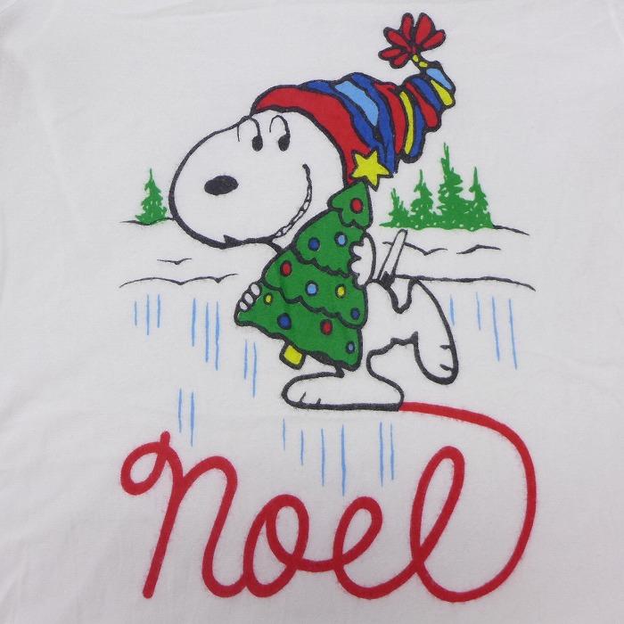 古着 レディース 長袖 ビンテージ Tシャツ ワンピース 80s ピーナッツ スヌーピー Snoopy クリスマス クルーネック ロング丈 白 ホワイト 20jul21 中古 Lts20062007 古着屋rushout 通販 Yahoo ショッピング