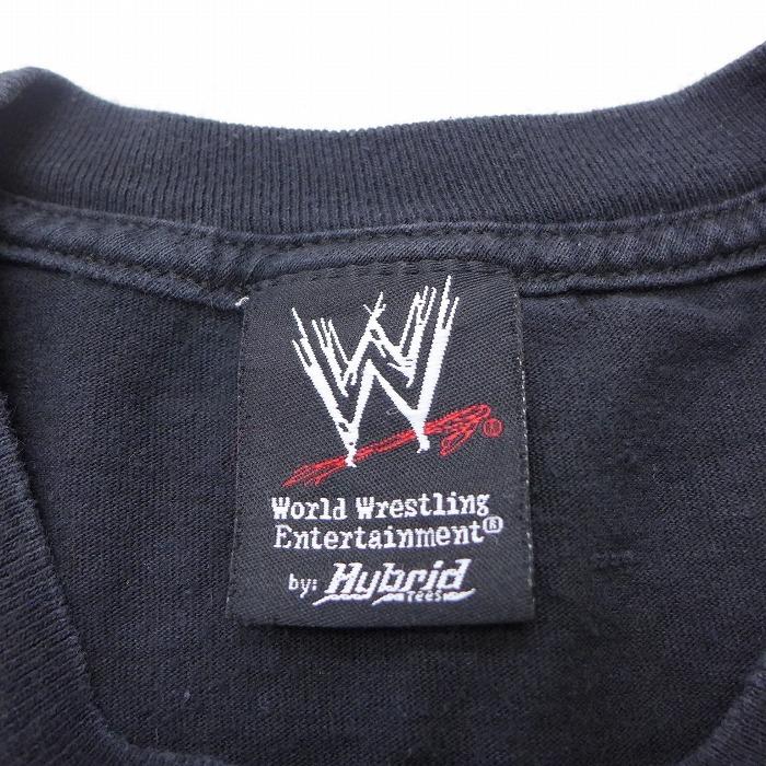 中古 古着 コットン ヴィンテージtシャツ 00s ワールドプロレスリング ボーイズ 子供服 キッズ 半袖 クルーネック スマックダウン 00年代 ビンテージ