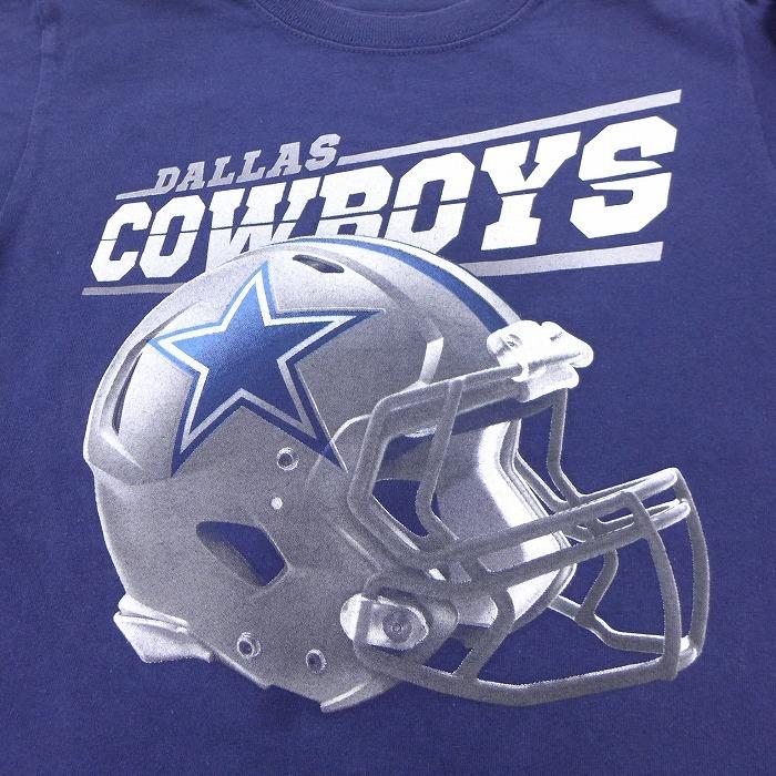 古着 半袖 Tシャツ キッズ ボーイズ 子供服 Nfl ダラスカウボーイズ コットン クルーネック 紺 ネイビー アメフト スーパーボウル 21jun01 中古 Lts 古着屋rushout 通販 Yahoo ショッピング