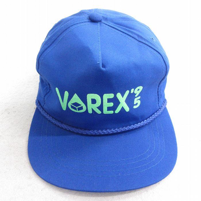 中古 キャップ 90s VOREX 青 ブルー 25aug09 : 古着屋RushOut - 通販