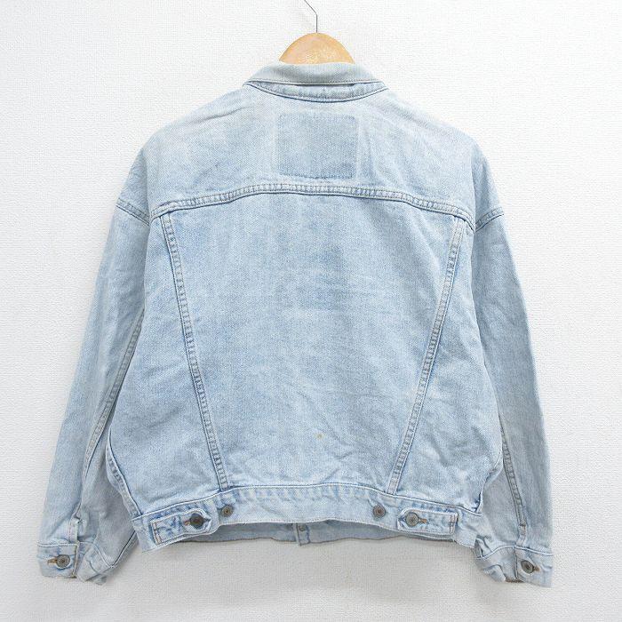 XL/古着 リーバイス Levis 70598 長袖 ジージャン メンズ 00s 薄紺 ネイビー デニム 23nov14 中古 アウター Gジャン ジャケット｜furugiyarushout｜02