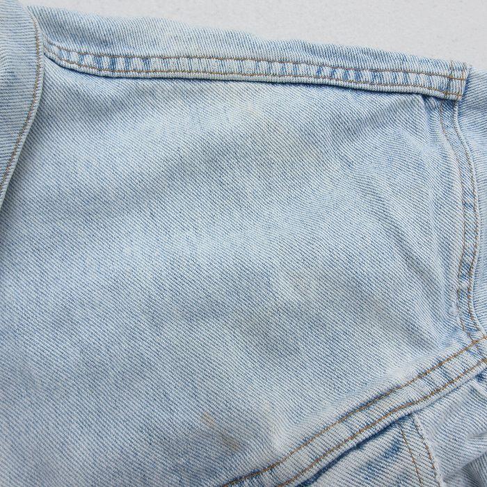 XL/古着 リーバイス Levis 70598 長袖 ジージャン メンズ 00s 薄紺 ネイビー デニム 23nov14 中古 アウター Gジャン ジャケット｜furugiyarushout｜06