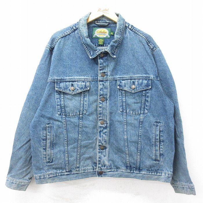 XL/古着 カベラス 長袖 ジージャン メンズ 00s 大きいサイズ コットン 