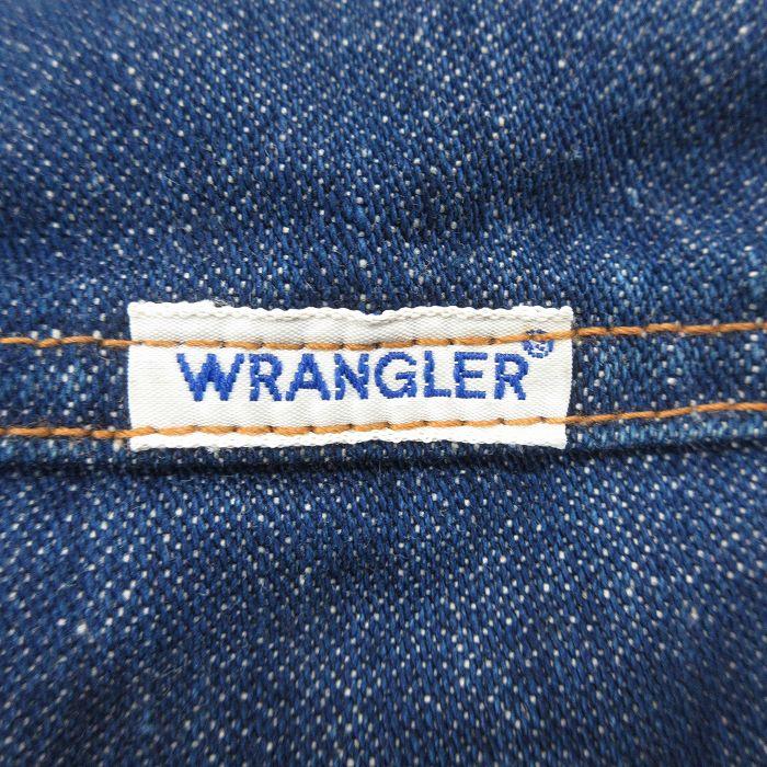 Wrangler（ラングラー） M/古着 デニム ボア ベスト メンズ 80年代 80s