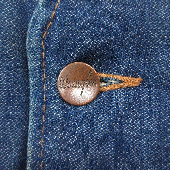 Wrangler（ラングラー） M/古着 デニム ボア ベスト メンズ 80年代 80s