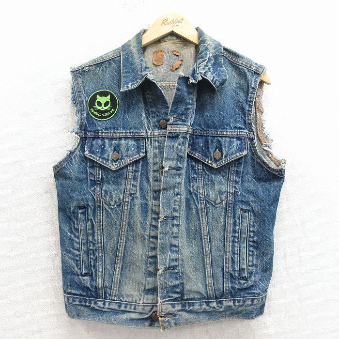 Levi's（リーバイス） M/古着 Levis 70506 デニム ベスト メンズ 80