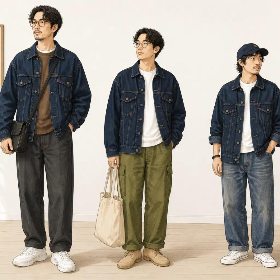 【USA製】90s リーバイス 70507 デニムジャケット XL 濃紺 美品 Levi's（リーバイス） XL/古着 70507 長袖 デニム ジャケット メンズ