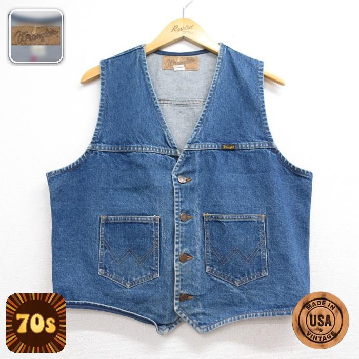 Wrangler（ラングラー） L/古着 デニム ジャケット メンズ 70年代 70s