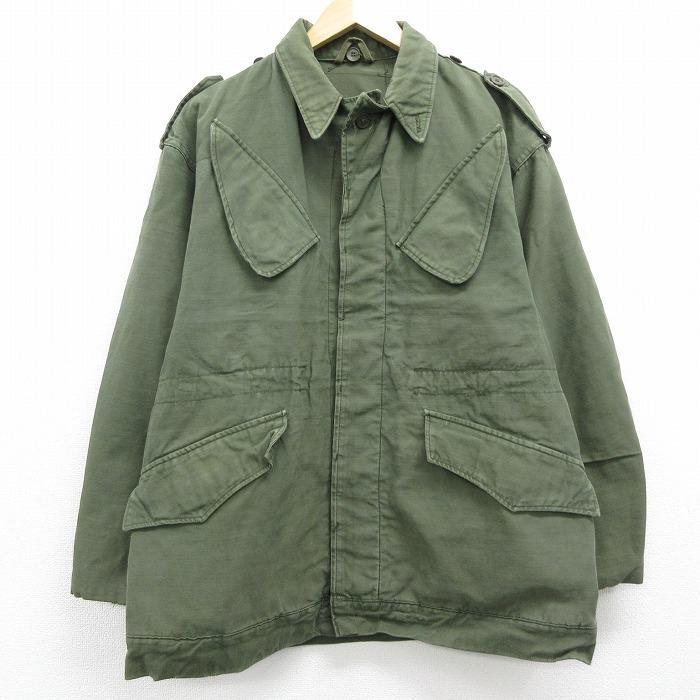 L 古着 長袖 ミリタリー ジャケット 緑 グリーン oct27 中古 メンズ アウター フライト Ormi 古着屋rushout 通販 Yahoo ショッピング