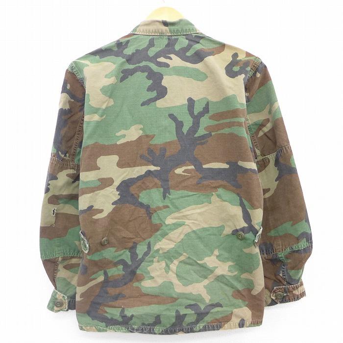L 古着 長袖 ミリタリー ジャケット 90s Us Army アーミー コンバット コットン ウッドランドカモ 緑 グリーン 迷彩 21apr22 中古 メンズ アウター フライト Ormi 古着屋rushout 通販 Yahoo ショッピング
