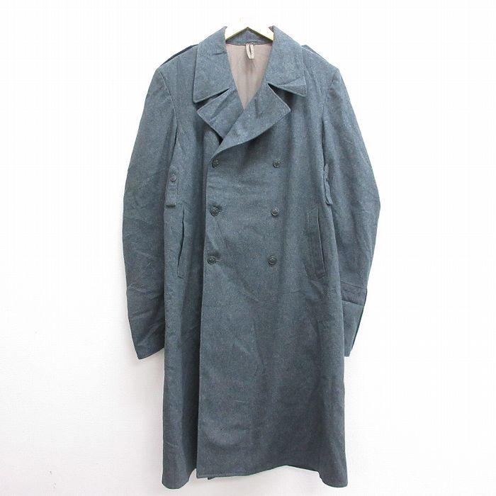 XL/古着 長袖 ビンテージ ミリタリー コート メンズ 60s スイス軍