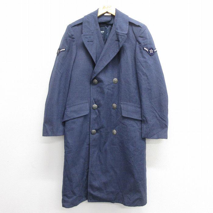 M/古着 長袖 ビンテージ ミリタリー オーバー コート メンズ 70s 