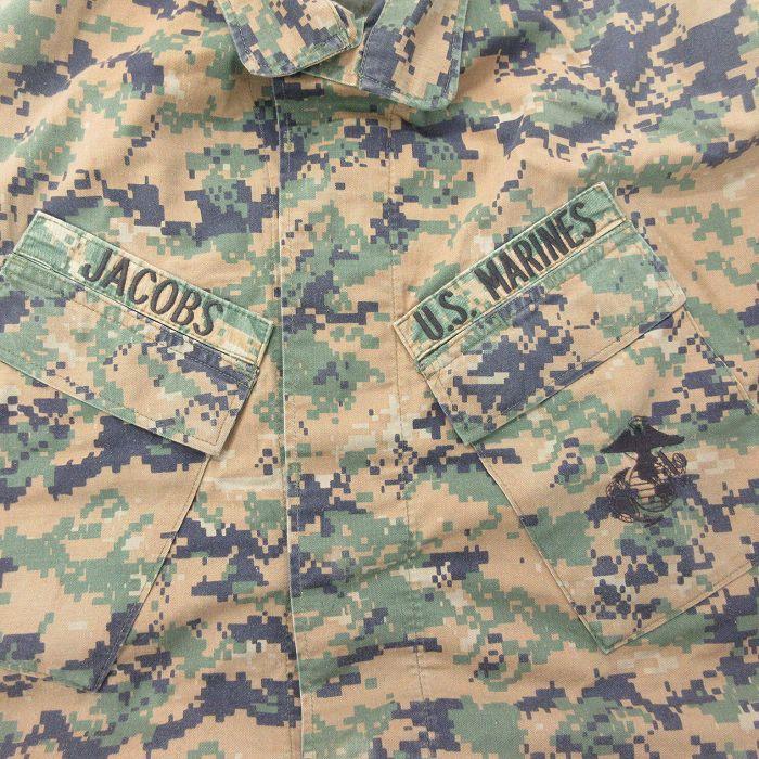 L/古着 長袖 ミリタリー ジャケット メンズ USマリーンズ USMC 